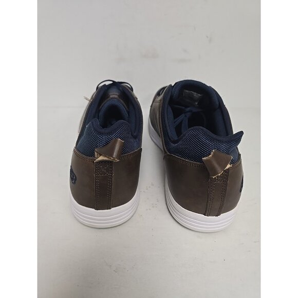 Skechers Men's Steel Toe Steel Plate Skate Safety Work Shoes 99999070 Brown 14M - Picture 3 of 10